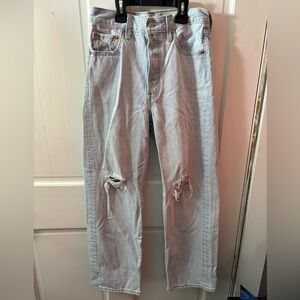 Levi’s ribcage straight ankle jeans, 25” waist